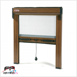 Zanzariera a scorrimento verticale con avvolgimento a molla Candy